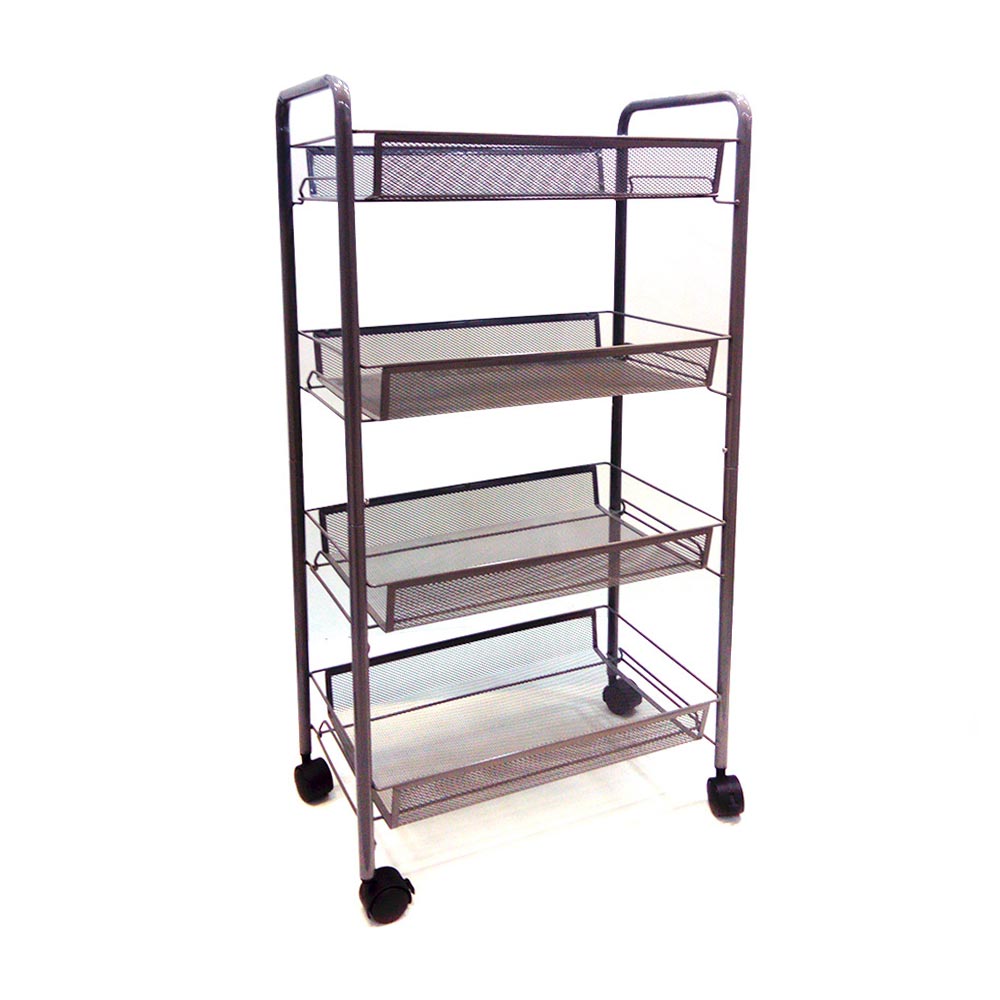 Carrito de Cocina Orange Gris para Frutas y Verduras