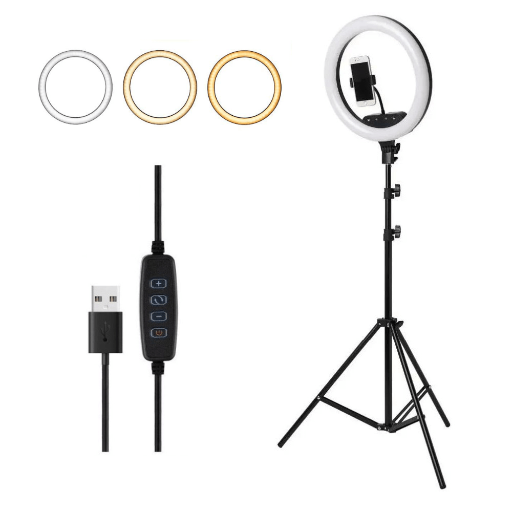 Trípode Circulo De Luz Para Tik Tok Trípode Aro Luz Para Tik Tok