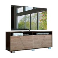 Mesa para TV 70"" Melamina Fraktal Habano Tuhome