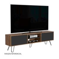 Mesa para tv 80"" Vassel color Miel Tuhome