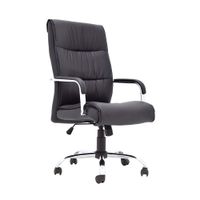 Silla de Oficina Giratoria Ibiza Negro Alta Bonno