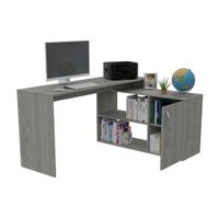 Escritorio en L Melamina Tuhome Office 8
