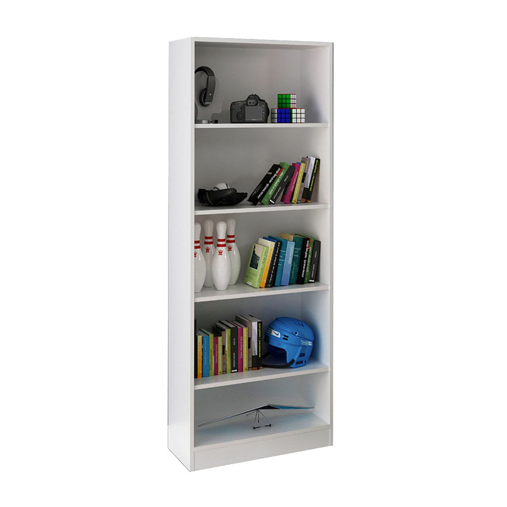 Biblioteca Melamina Blanco Bonno Cork de 160cm