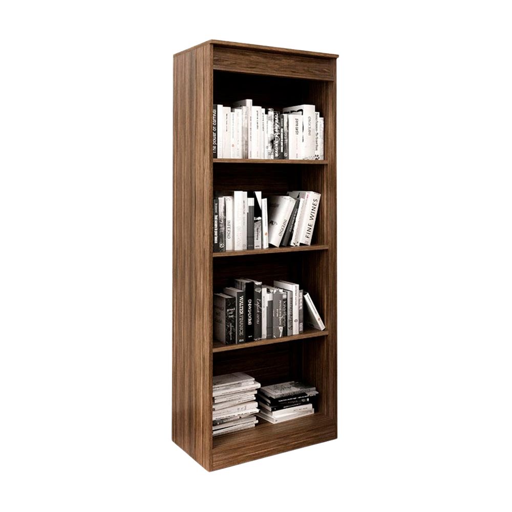 Biblioteca Melamina Bonno Burdeos 60cm Oficina