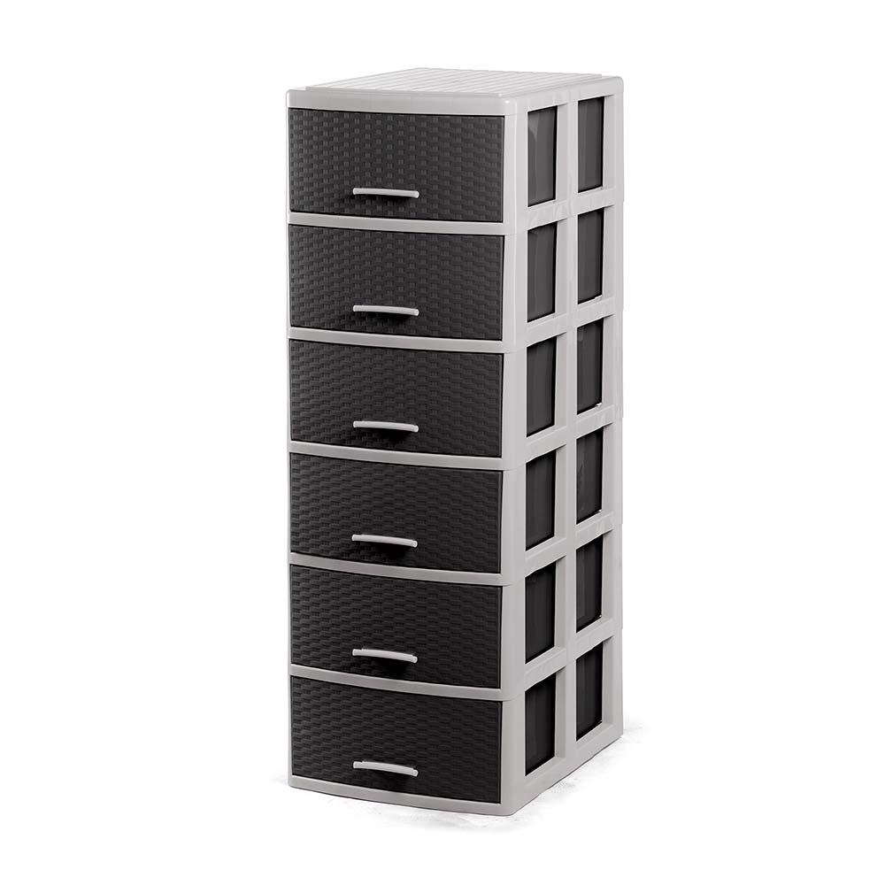 Cómoda Organizadora Polinplast Modelo #6 Beige Marrón