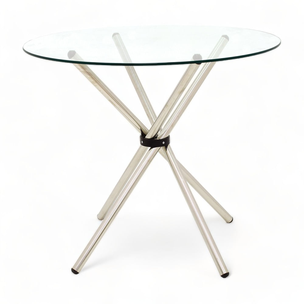 Mesa de Comedor Nodos Vidrio Templado 2 Personas