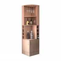Bar Esquinero Melamina Tuhome Modelo Beijing Nature