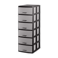 Cómoda Organizadora Polinplast Modelo #6 Marrón Beige