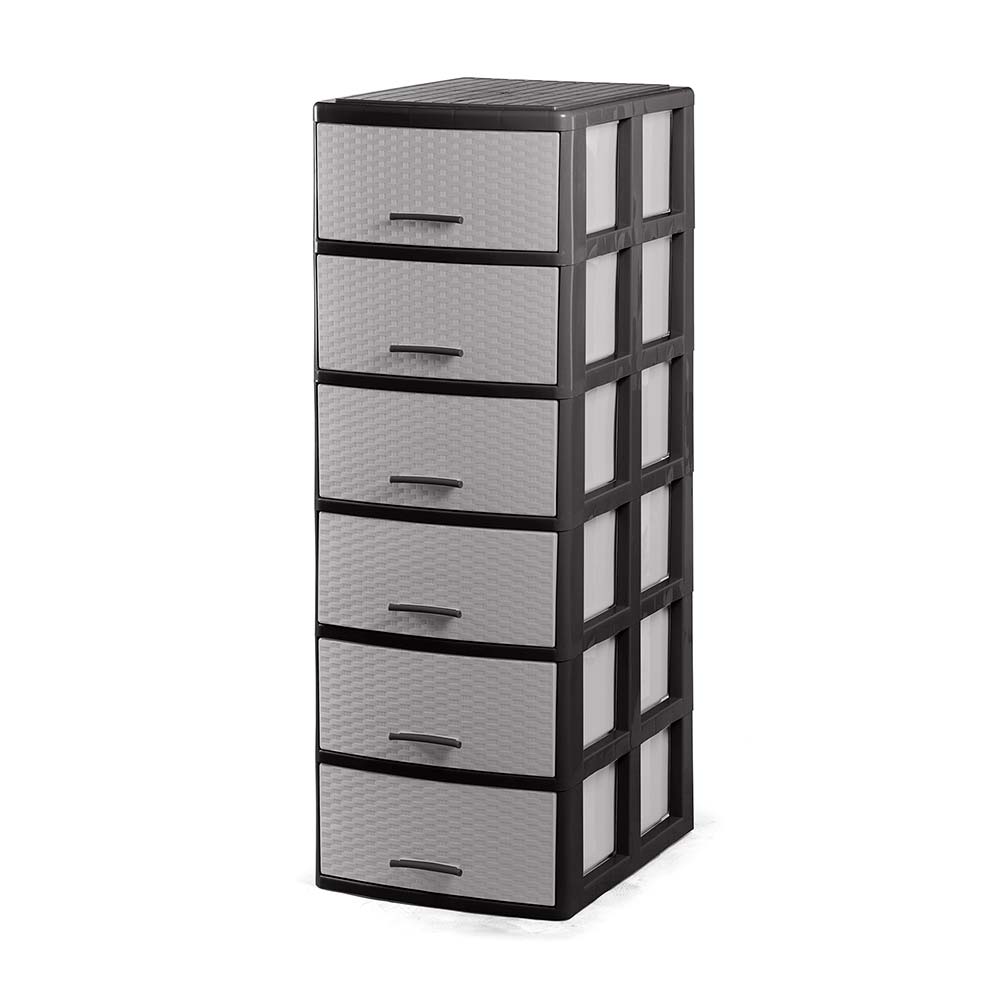 Cómoda Organizadora Polinplast Modelo #6 Marrón Beige