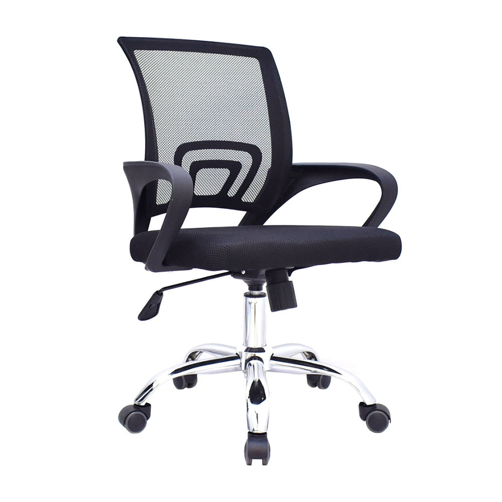 Silla de Oficina Giratoria Atlantis Eco Negro Bonno