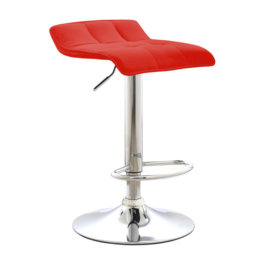 Banco Giratorio para Bar Brand II Metal Rojo Bonno