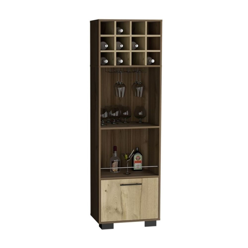 Bar Melamina Tuhome Modelo Marsella Marrón de 180cm