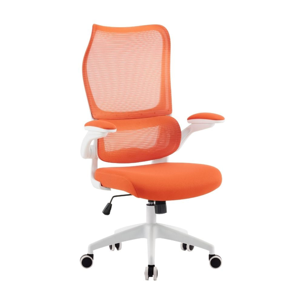 Silla de oficina giratoria Lisboa Rojo Orange
