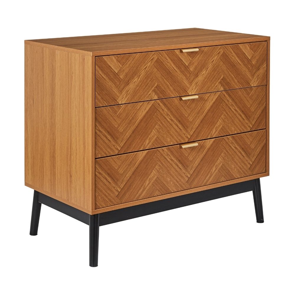 Cómoda Orange Felix 3 Cajones 90x79x49cm