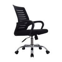 Silla de Oficina Bonno Dex B Negro con Malla Transpirable