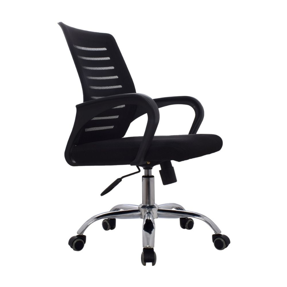 Silla de Oficina Bonno Dex B Negro con Malla Transpirable