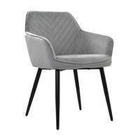Silla diseño Milei Tela Gris Bonno