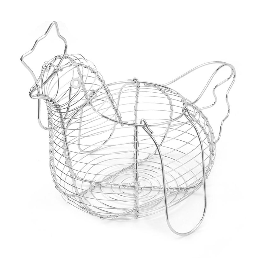 Canasta de huevos cromada Orange