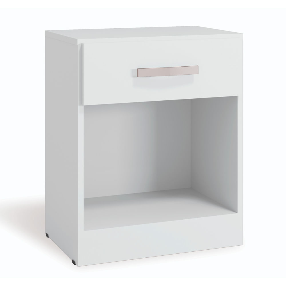 Velador Cali 1 cajón Blanco Orange