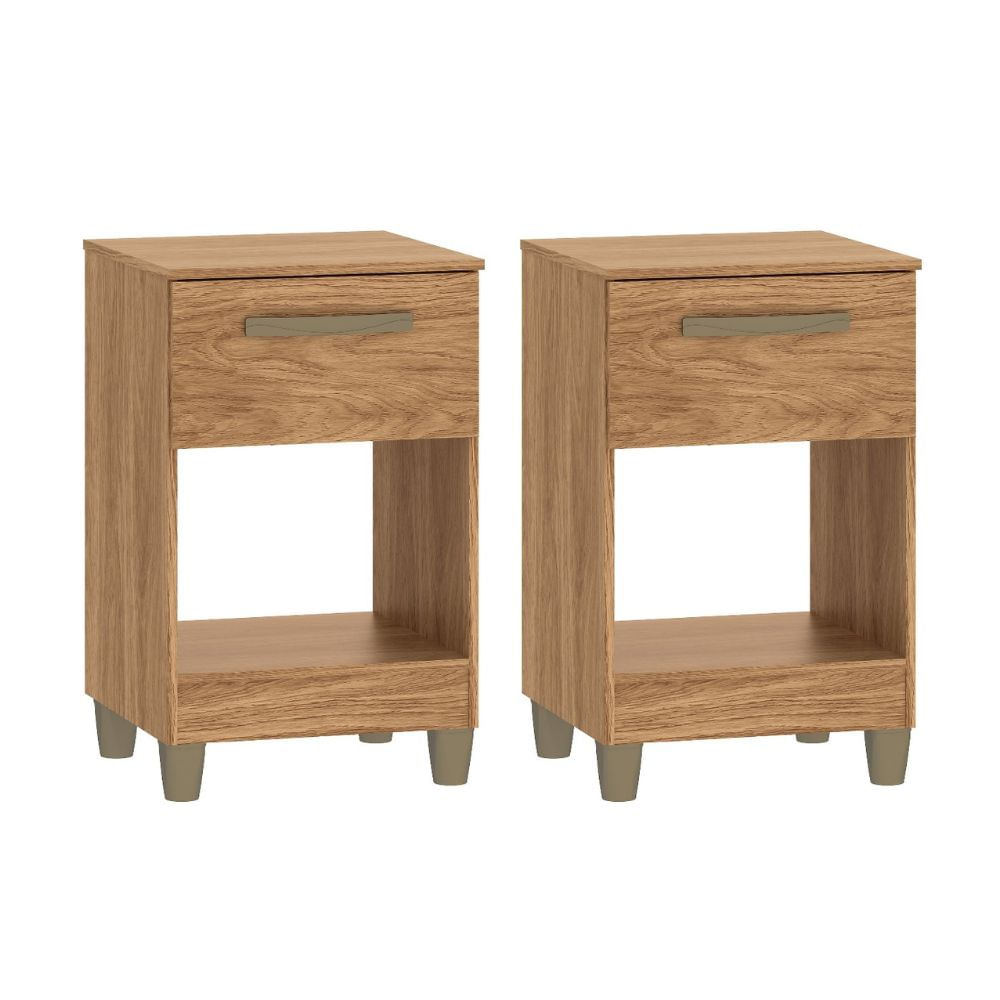 Set de 2 Veladores Miel Fellicci