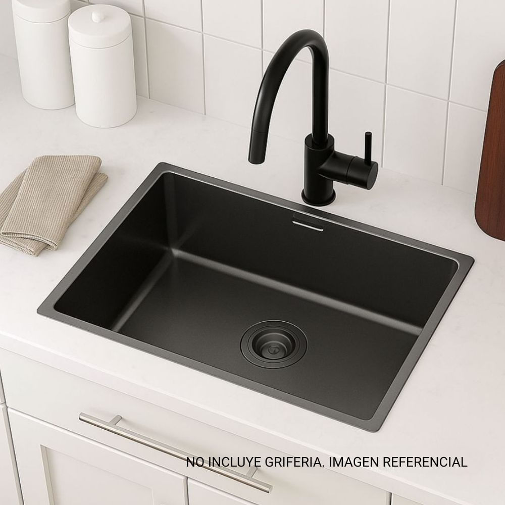 Lavadero 1 poza 64x44cm Embossed Pvd Black Antiraya Orange