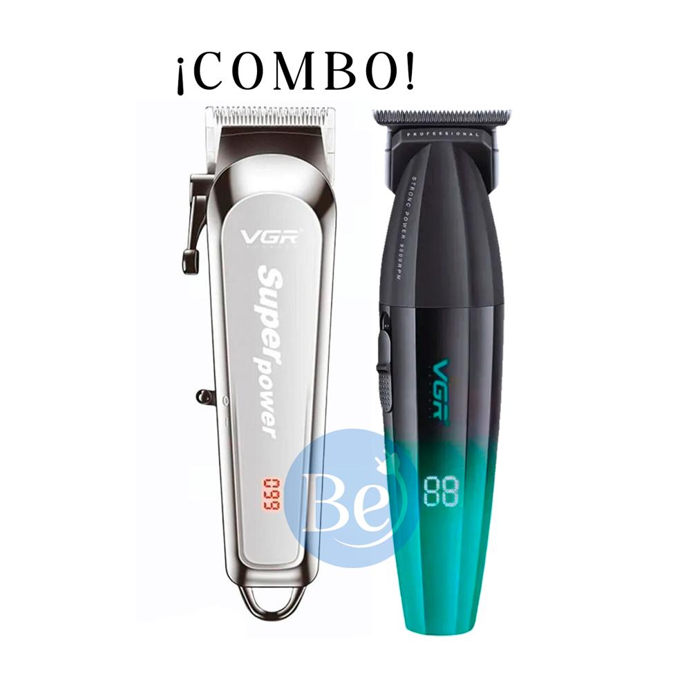 Combo VGR Cortadora de Cabello V-060 y Trimmer V-906