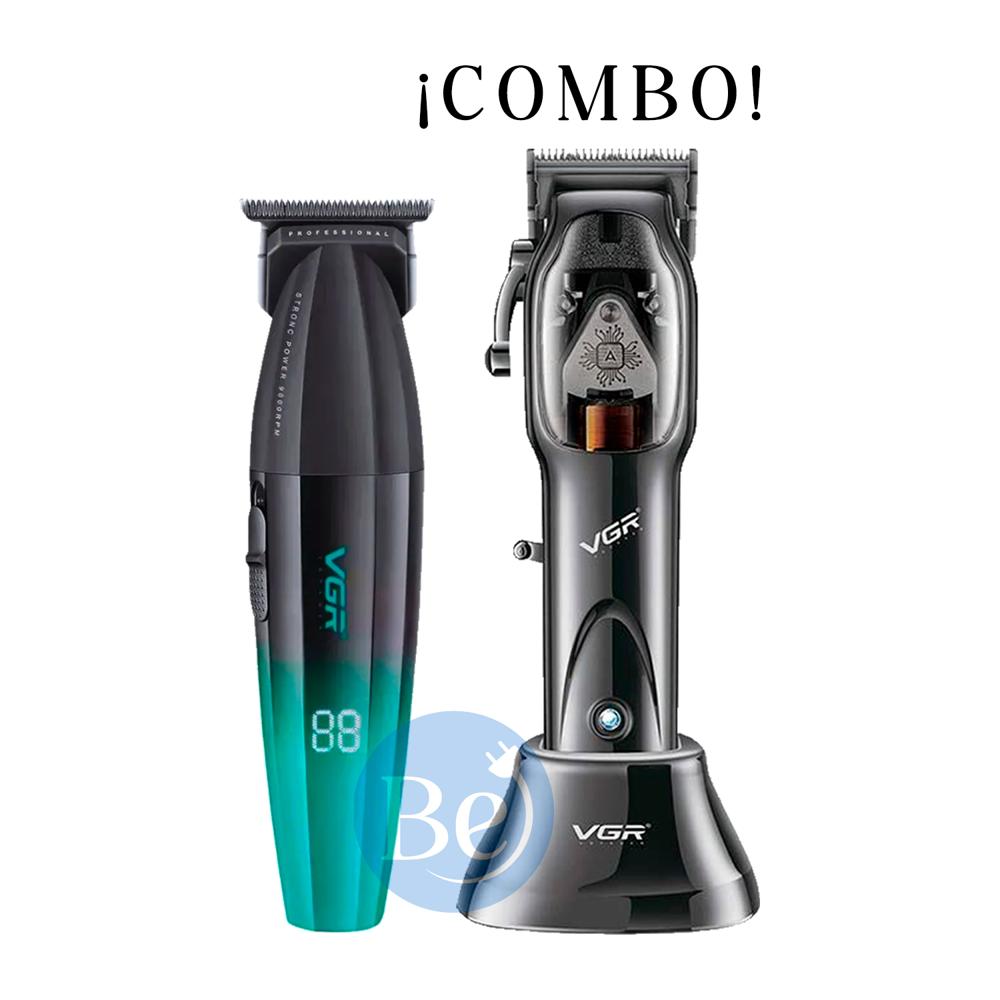 Combo VGR Cortadora de Cabello V-653 y Trimmer V-906