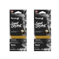 Paradise Super Organic Ambientador De Auto  Pack X2 Unidades
