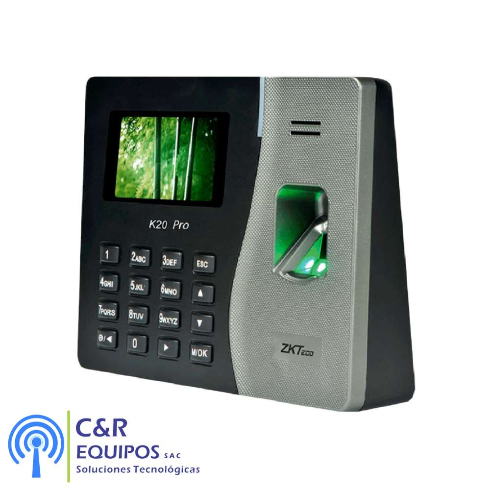control de asistencia con acceso basico ip ZKTECO K20 PRO
