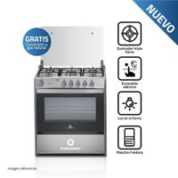 COCINA INDURAMA CANTABRIA 5 HORNILLAS CROMA