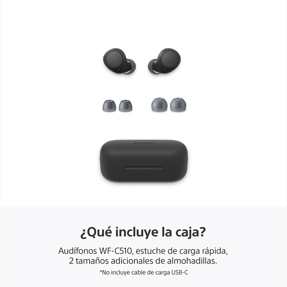 Sony Audífonos Inalámbricos True Wireless WF-C510 (Negro)