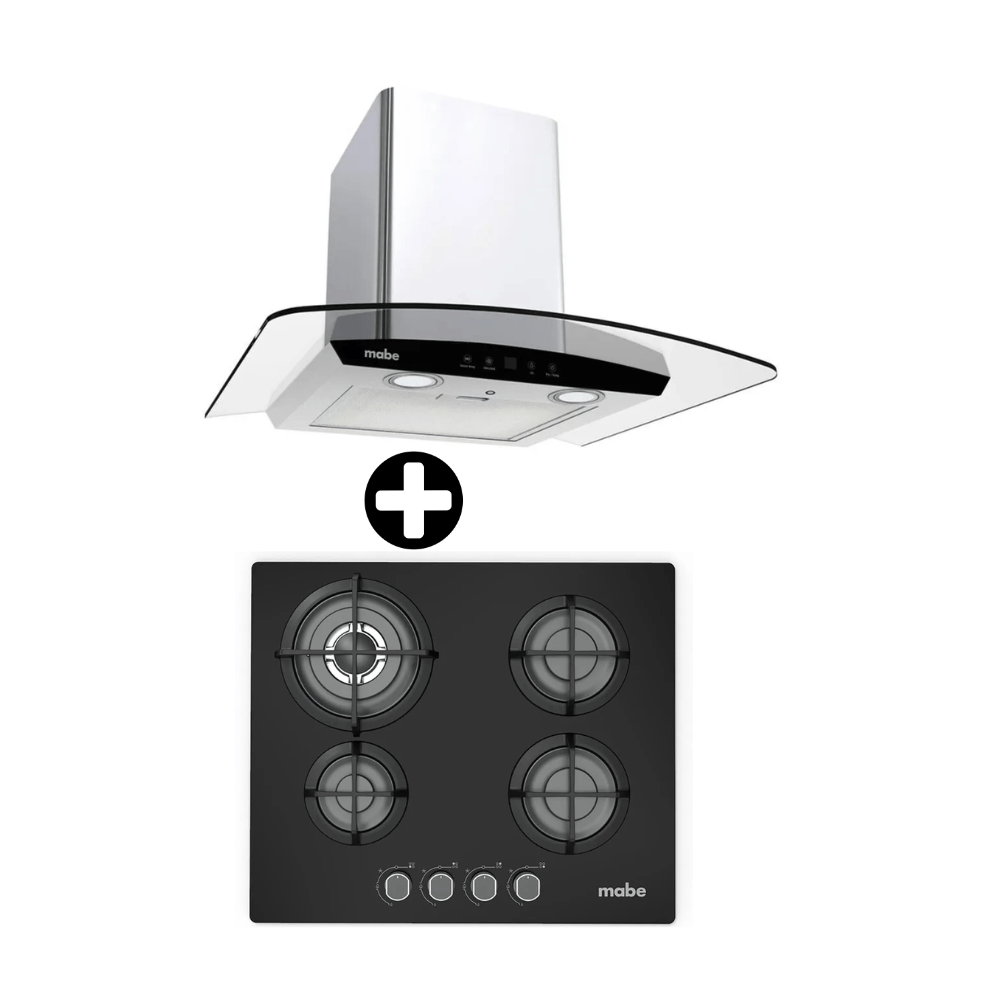 Combo Mabe Campana CM6018PIY0 + Encimera PM6045GV0