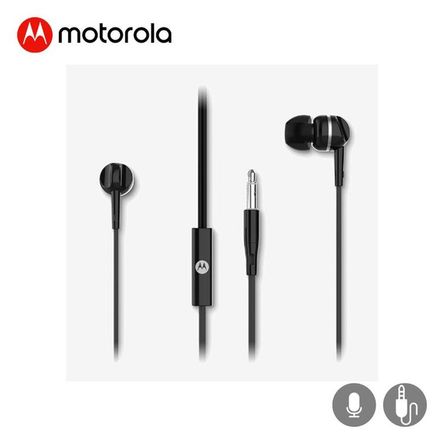 AudIfonos Motorola IN EAR Wired Con Micro Earbuds 105 Negro
