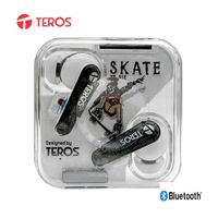 Audifonos Teros Te-8072W Bluetooth-Tws-4Hrs Blanco