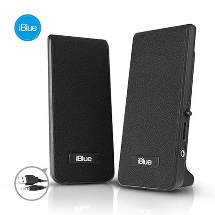 Parlante iBlue MS232 Multimedia 2.0 USB-Power 3.5mm Control-Volumen Parlante iBlue MS232 Multimedia 2.0 USB-Power 3.5mm Control-Volumen