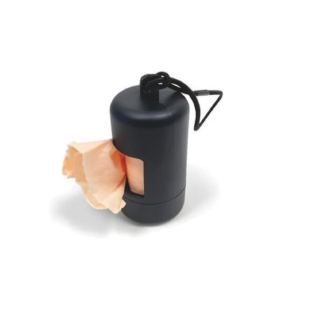 Dispensador Para Poop Bags De Perro Negro - Talla S