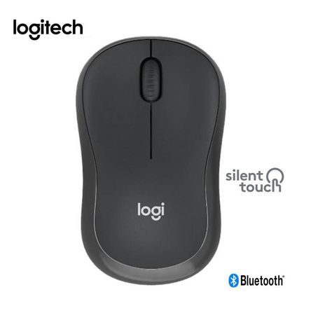 Mouse Inalámbrico Logitech M240 Blueth Silent Touch ambidextro Negro