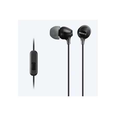 Audifonos Sony Ex15AP Con Micrófono - Negro