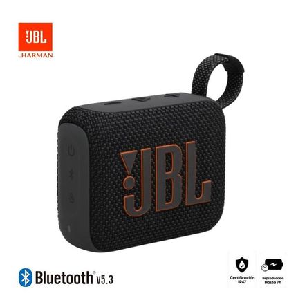 Parlante Jbl Bluetooth Altavoz GO 4 impermeable IP67 7hr Negro Parlante Jbl Bluetooth Altavoz GO 4 impermeable IP67 7hr Negro