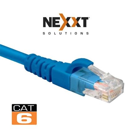 Cable Patch Cords Nexxt Utp Cat6A 30 Cm Azul Cable Patch Cords Nexxt Utp Cat6A 30 Cm Azul