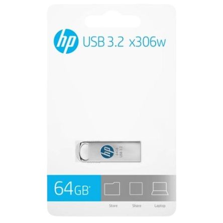 Memoria USB HP 64GB X306W 3.2 Metal Memoria USB HP 64GB X306W 3.2 Metal