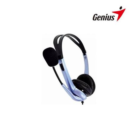 Audifono Genius con Microfono Blue HS-04S Single Plug - Para Laptop Audifono Genius con Microfono Blue HS-04S Single Plug - Para Laptop