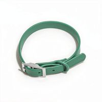 Collar Para Perros PVC Impermeable Verde - Talla S
