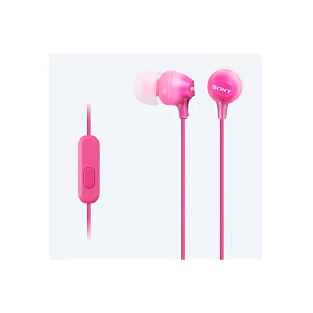 Audifonos Sony Ex15AP Con Micrófono - Rosado Audifonos Sony Ex15AP Con Micrófono - Rosado