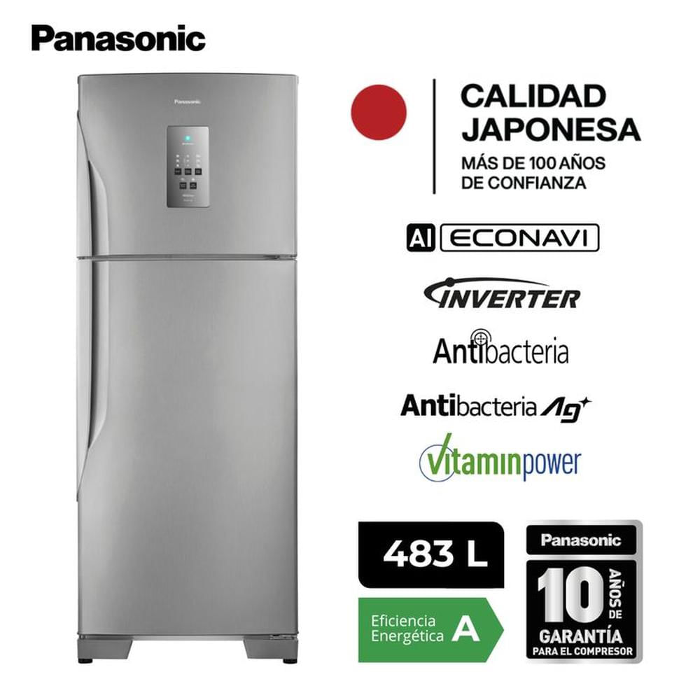 Refrigeradora Top Freezer NR-BT55PV2XD Inverter 483L