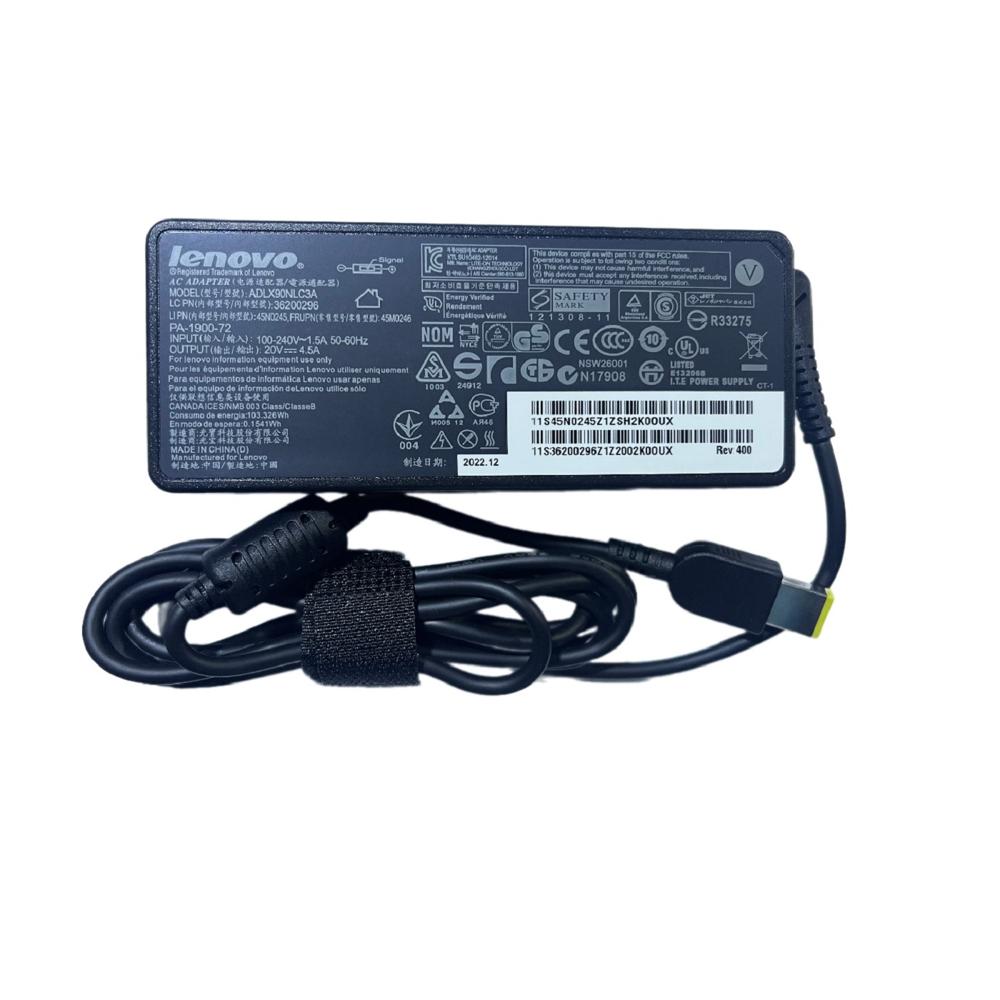 Cargador Para lenovo 20V 4.5A 90W USB