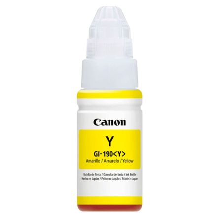 Botella Tinta Canon GI-190 Y (amarillo)