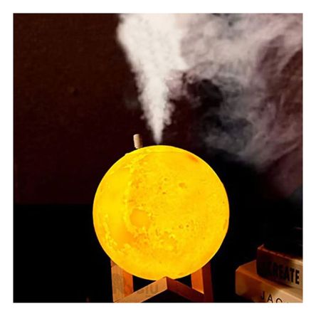 Humidificador en Forma de Luna con Luz