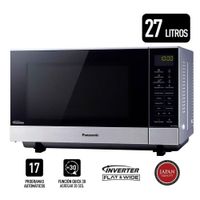 Microondas Panasonic NN-SF564MRPM 27L Inverter