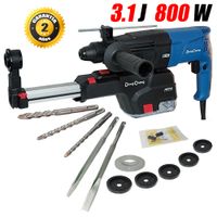Rotomartillo SDS-Plus Dongcheng DZC05-26XC 800W 3.1J 26mm y Adaptador Polvo